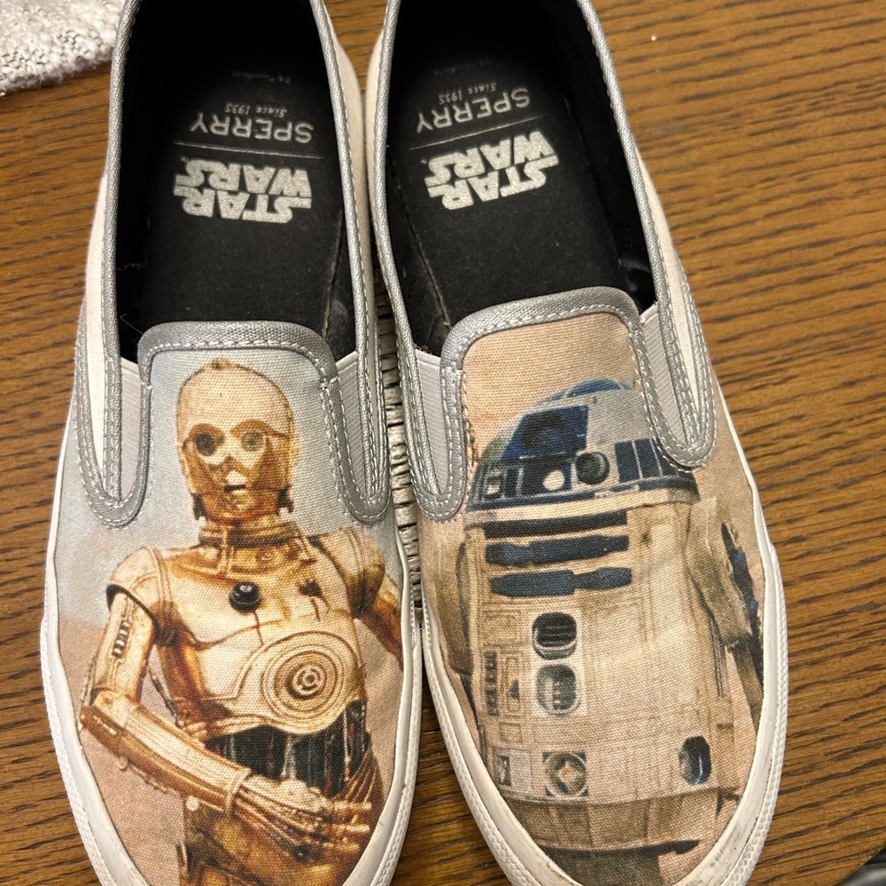 Star Wars Slip-On Shoes with C-3PO and R2-D2